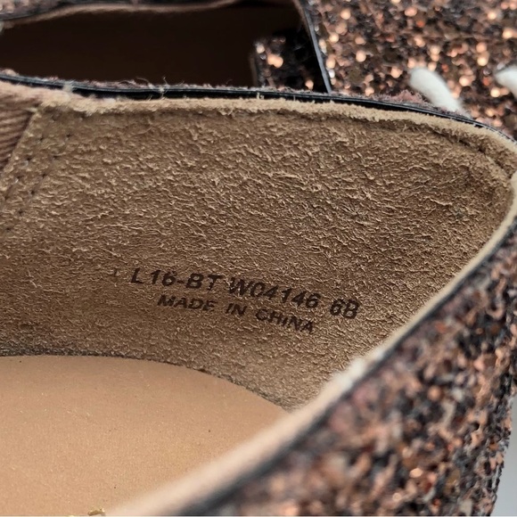 Cole Haan Grande OS Gold Metallic Sparkle Loafer Oxford Sneaker - Picture 10 of 10